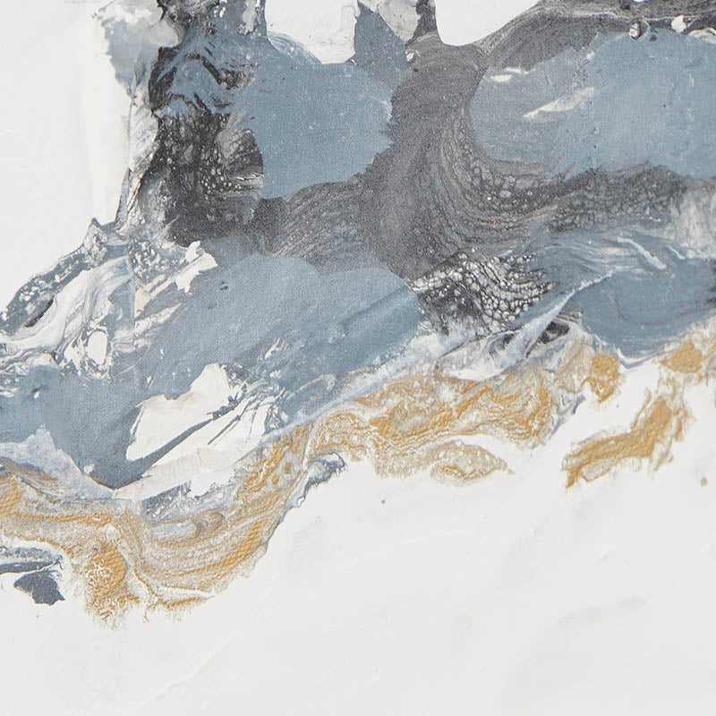 Cuadro Abstracto Marco Negro