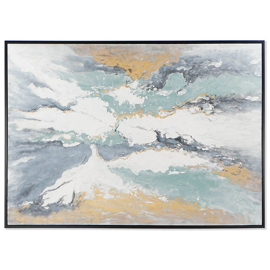 Cuadro Abstracto Marco Negro