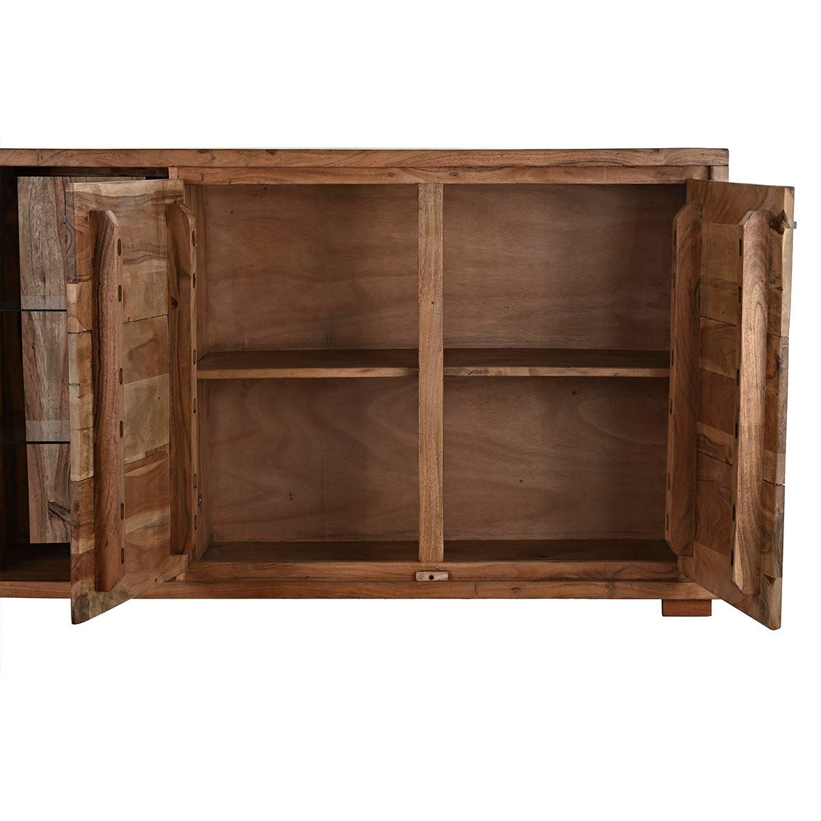 Buffet Madera Acacia Cristal