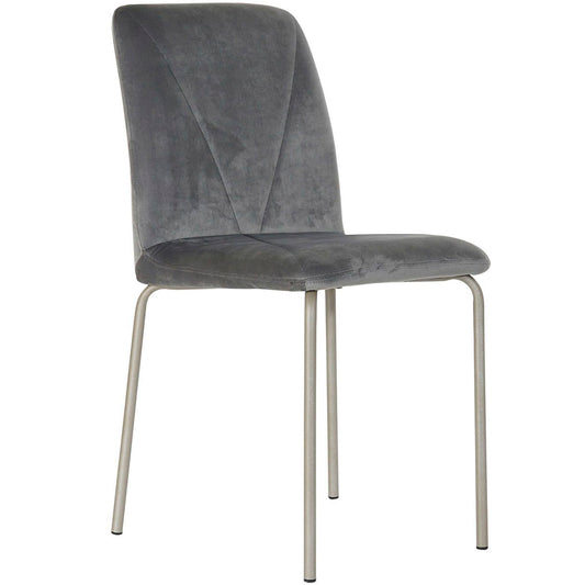 Silla Velvet Metal Terciopelo