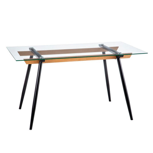 Mesa Comedor Haya Metal Negro